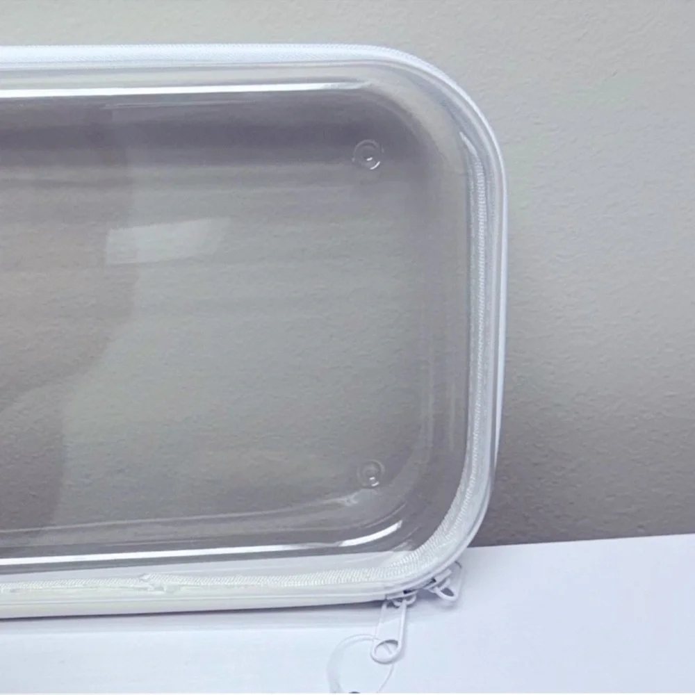Target Up&Up Hard Sided Zipper Pencil Case Clear Box Container Storage Organizer